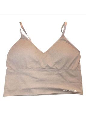 Nautica No Wires Leisure Sports Bra Wide Back Removable Pads XL
